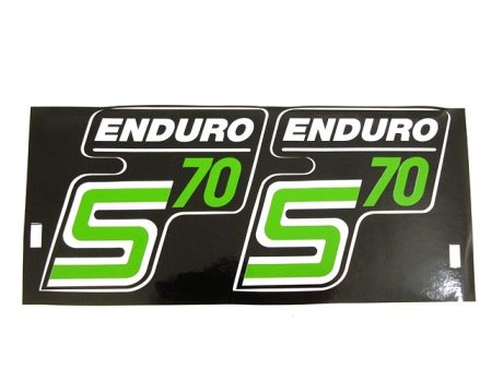 DECAL /GREEN/ PAIR ENDURO