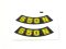 DECAL "N" PAIR /YELLOW/