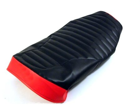 SEAT COVER /STICKED/ BLACK-RED