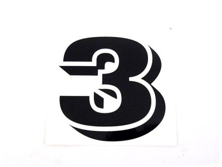 DECAL START NUMBER "3"