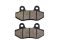 BRAKE PAD SET 50-150 CCM