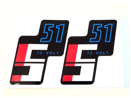 DECAL PAIR 12V