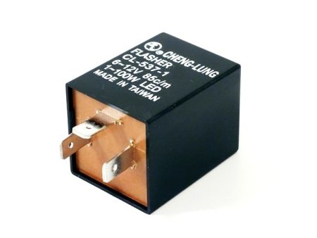 INDICATOR RELAY /3 SPIKE/ 6-12V 1-100W/LED/