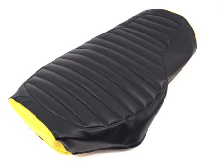 SEAT COVER /STICKED/ BLACK-YELLOW /UNLABELED/