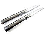 MUFFLER CHROMED PAIR 94,5CM /DENTED/