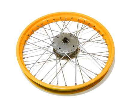 WHEEL FRONT KIT. WITH YELLOW WHEEL RIM