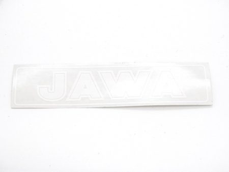 DECAL FUEL TANK JAWA /WHITE/