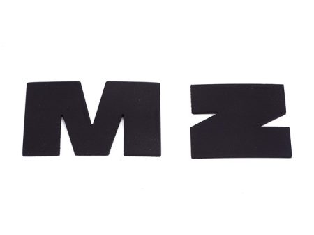 LOGO FOR FUEL TANK M+Z IN PAIR/251/ BLACK